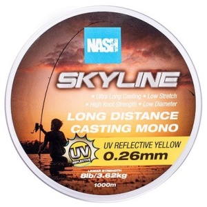 Nash vlasec skyline mono uv yellow 1000 m - 0