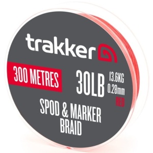 Trakker šňůra spod & marker braid red 300 m - 0