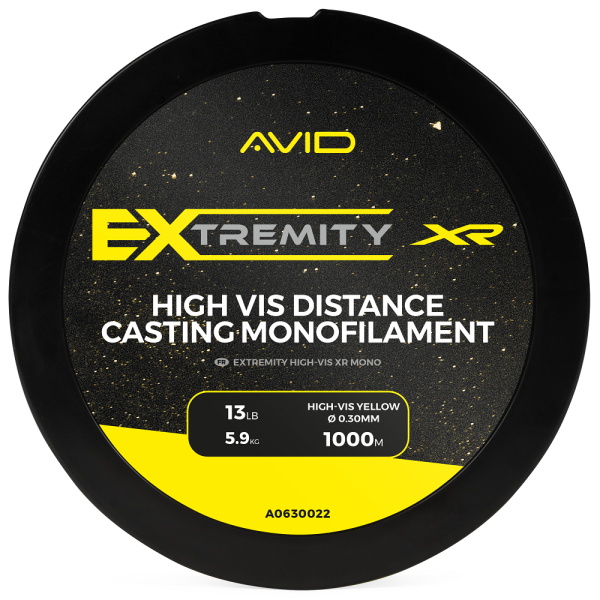 Avid carp vlasec extremity hi-vis xr mono 1000 m - 0