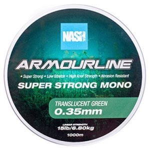 Nash vlasec armourline super strong mono green 1000 m - 0