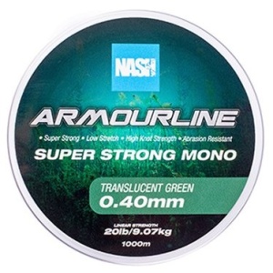 Nash vlasec armourline super strong mono green 1000 m - 0