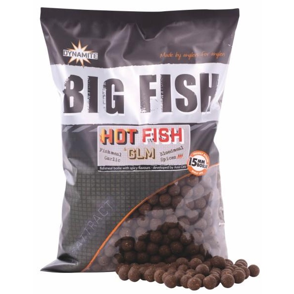 Dynamite baits boilies big fish hot fish glm - 1