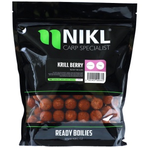 Nikl hotové boilie krillberry ready - 1 kg 15 mm