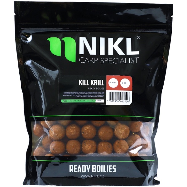 Nikl ready boilie kill krill - 1 kg 20 mm