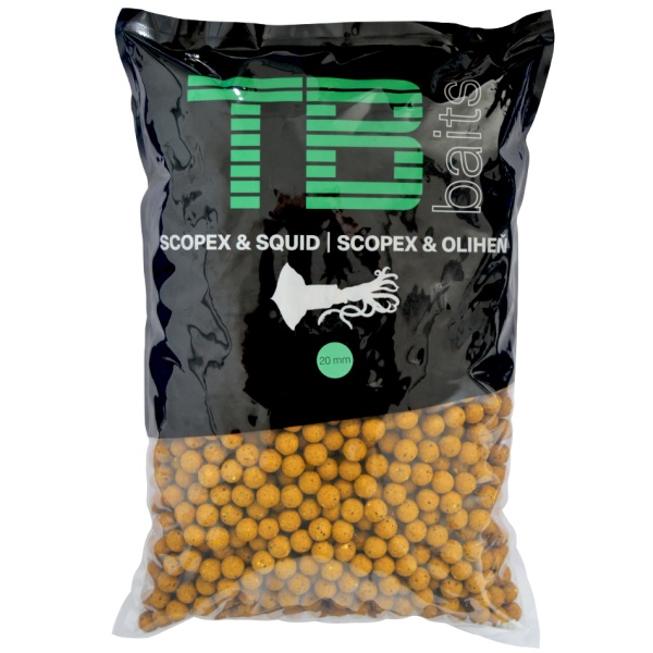 Tb baits boilie scopex squid -10 kg 24 mm