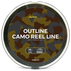 Avid carp vlasec outline camo reel line - 1000 m 0