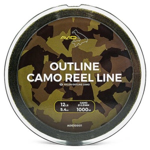 Avid carp vlasec outline camo reel line - 1000 m 0