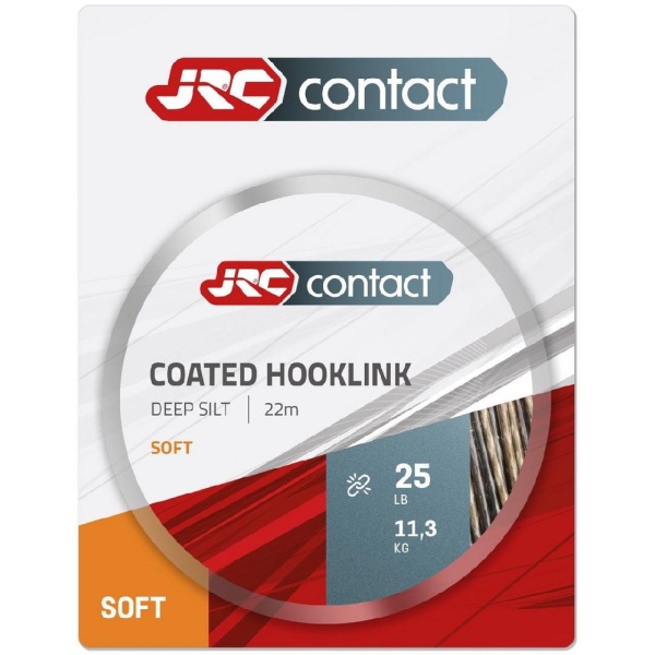 Jrc návazcová šňůrka soft coated braid  deep silt 22 m - 11