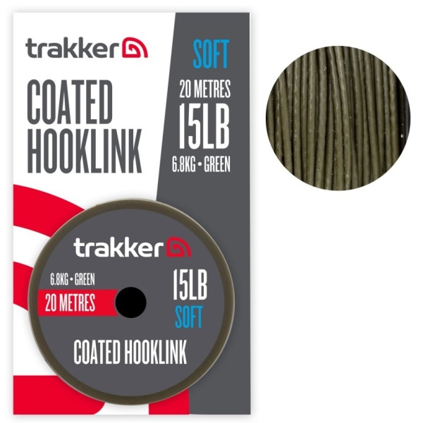 Trakker návazcová šňůra soft coated hooklink 20 m - 15 lb 6