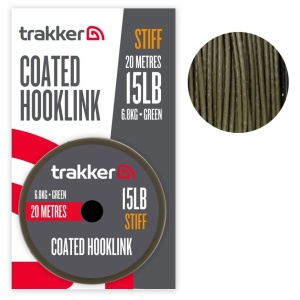 Trakker návazcová šňůra stiff coated hooklink 20 m - 15 lb 6