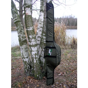 R-spekt triple polstrované khaki pouzdro na 3 pruty-150 cm 9 ft