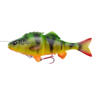 Savage gear gumová nástraha 4d line thru perch ss 02 firetiger-17 cm 63 g