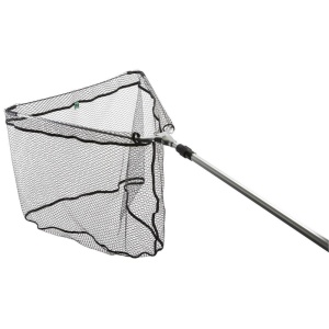 Zfish podběrák landing net zfx pogumovaná síť - 170 cm 60x60x45 cm