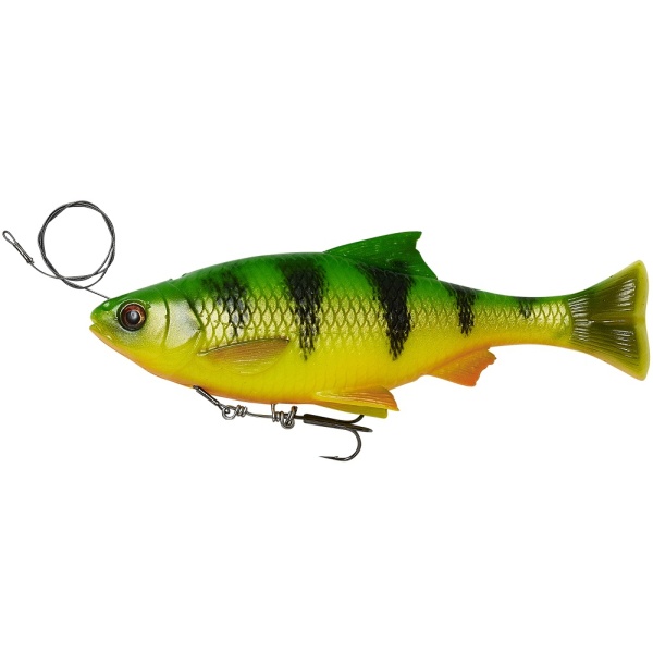 Savage gear gumová nástraha 4d line thru pulse tail roach firetiger-18 cm 90 g