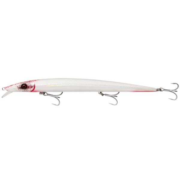 Savage gear wobler barra jerk floating bloody pearl - 19 cm 25 g