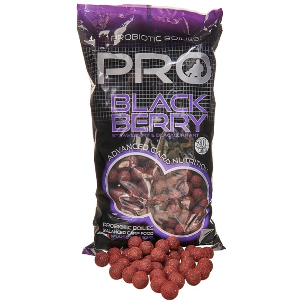 Starbaits boilies probiotic pro blackberry - 2 kg 14 mm