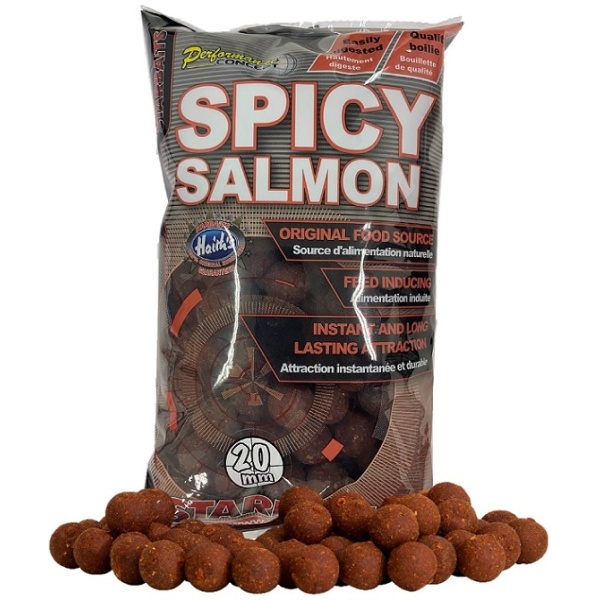 Starbaits boilie spicy salmon - 2 kg 20 mm