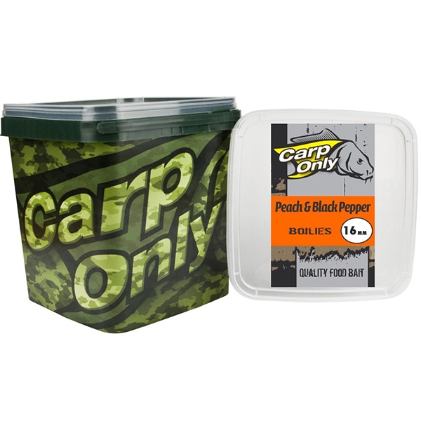 Carp only boilies peach & black pepper 3 kg-20 mm