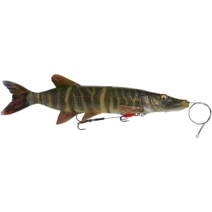 Savage gear gumová nástraha 4d line thru pike striped pike-25 cm 110 g