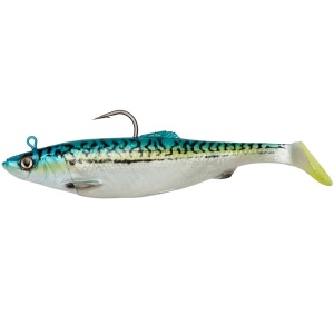 Savage gear gumová nástraha 4d herring big shad green mackerel - 25 cm 300 g