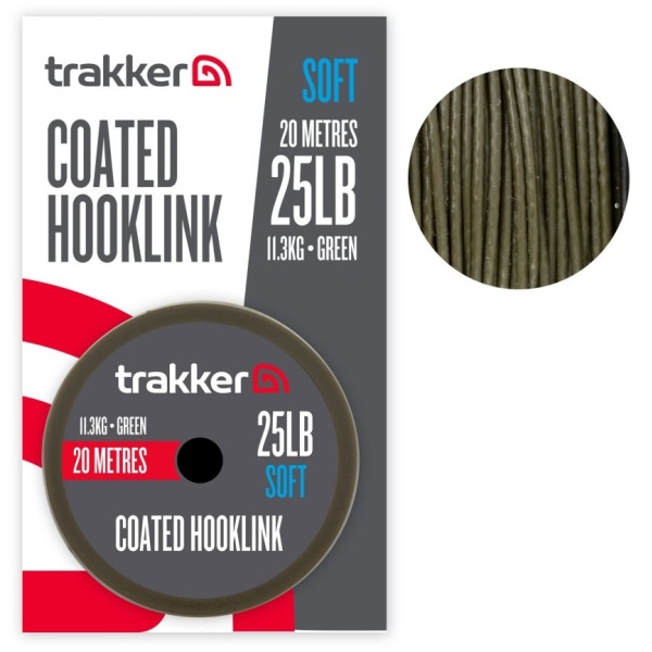 Trakker návazcová šňůra soft coated hooklink 20 m - 25 lb 11