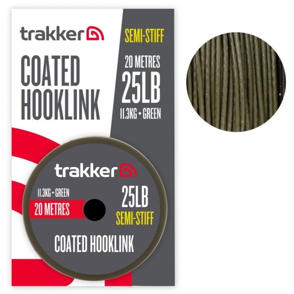 Trakker návazcová šňůra semi stiff coated hooklink 20 m - 25 lb 11