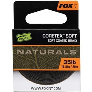 Fox návazcová šňůrka naturals coretex soft 20 m - 25 lb