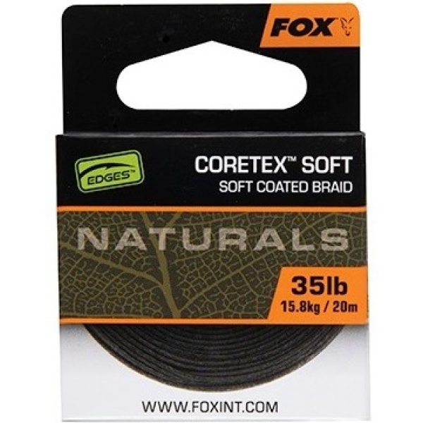 Fox návazcová šňůrka naturals coretex soft 20 m - 25 lb