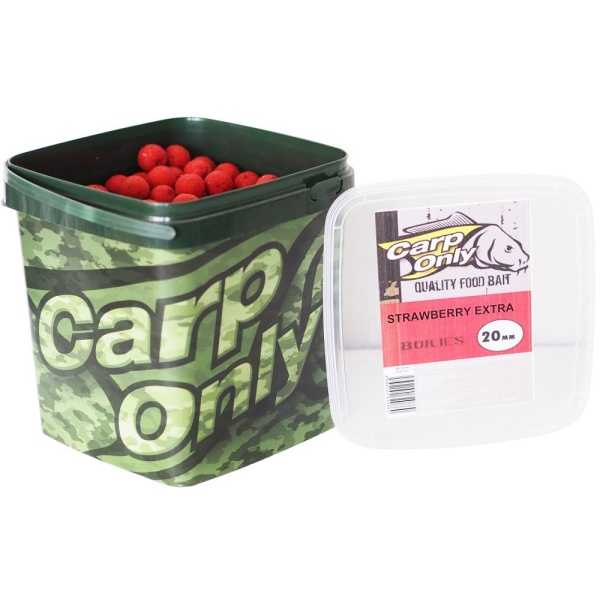 Carp only boilies strawberry extra - 3 kg 16 mm