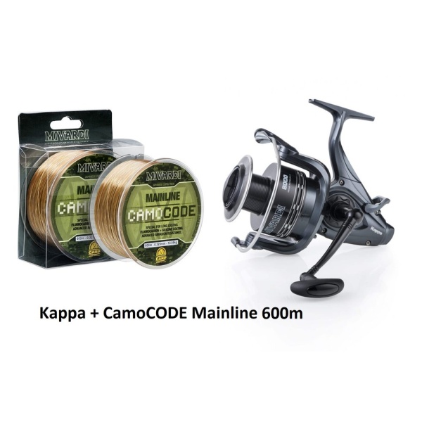 Mivardi Naviják Kappa 7000 + Mivardi Vlasec CamoCODE Mainline 0.305mm 600m