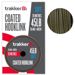 Trakker návazcová šňůra soft coated hooklink 20 m - 45 lb 20