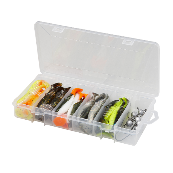 Savage gear gumové nástrahy cannibal shad kit mixed colors 36 ks - 5