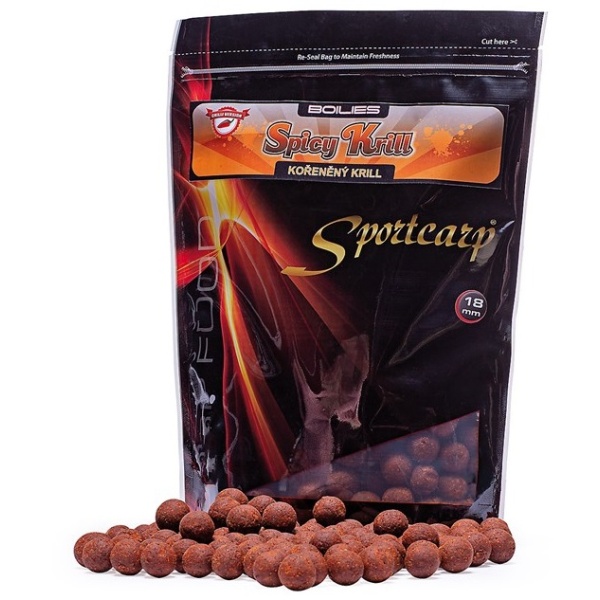 Sportcarp boilie spicy krill-5 kg 18 mm