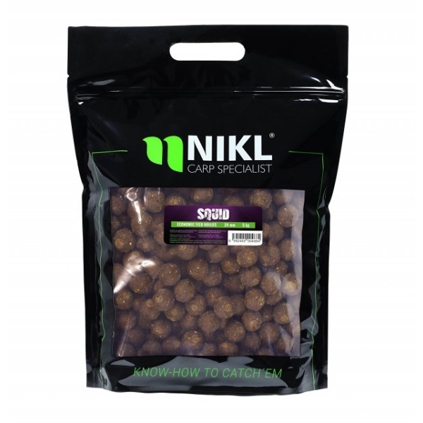 Nikl boilie economic feed boilie squid - 5 kg 24 mm