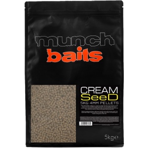 Munch baits pelety cream seed pellet - 5 kg 4 mm