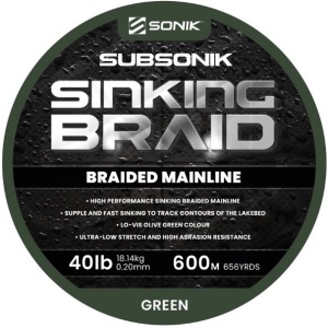 Sonik šňůra subsonik sinking braid green 0