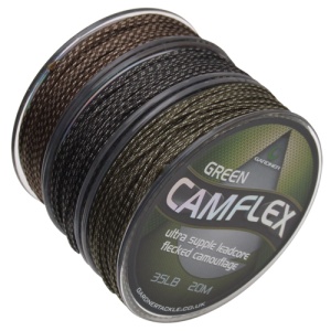 Gardner olověná šňůrka camflex leadcore 20 m 35 lb-barva camo brown