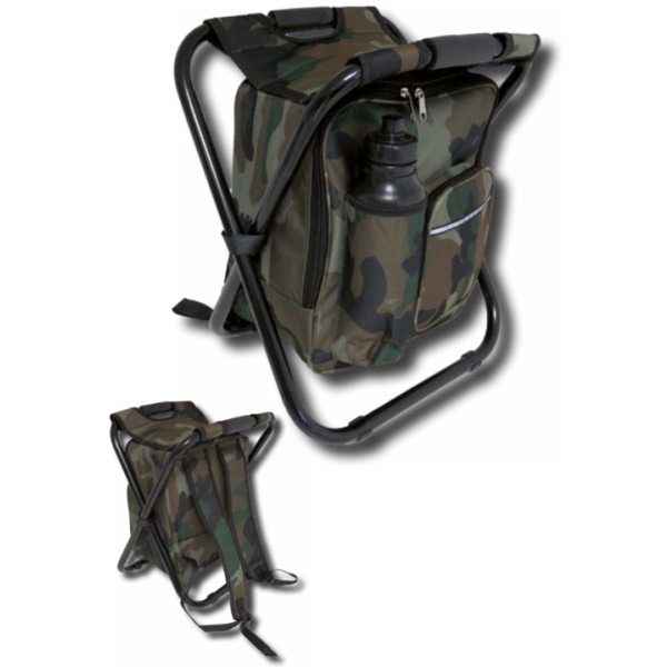 Behr batoh s židličkou backpack camou seat