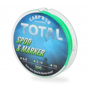 Carp´r´us splétaná šňůra total spod marker braid fluo zelená 0