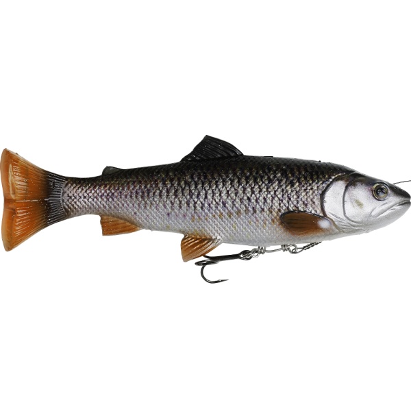 Savage gear gumová nástraha pstruh 4d line thru pulsetail trout ss chub trout - délka 16 cm 51 g