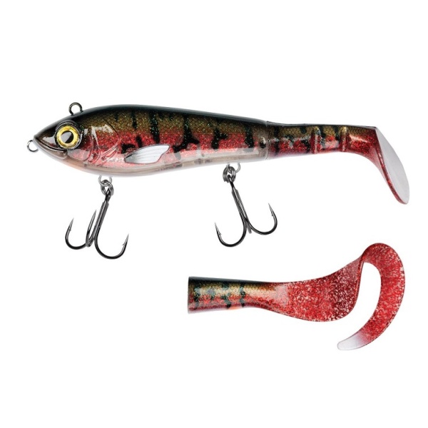 Abu garcia wobler svartzonker mchybrid burbot red sucker - 20 cm