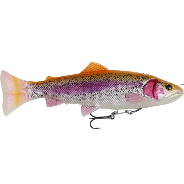 Savage gear gumová nástraha pstruh 4d line thru pulsetail trout ss albino trout - délka 25 cm 202 g