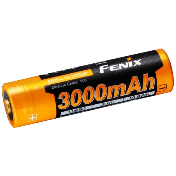 Fenix vysokoproudová baterie 18650 3000 mah li-ion