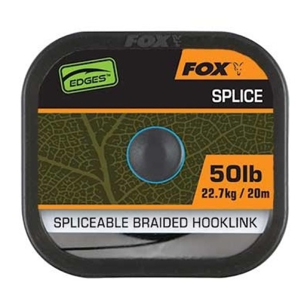 Fox návazcová šňůrka edge naturals splice hooklenght 50 lb 20 m