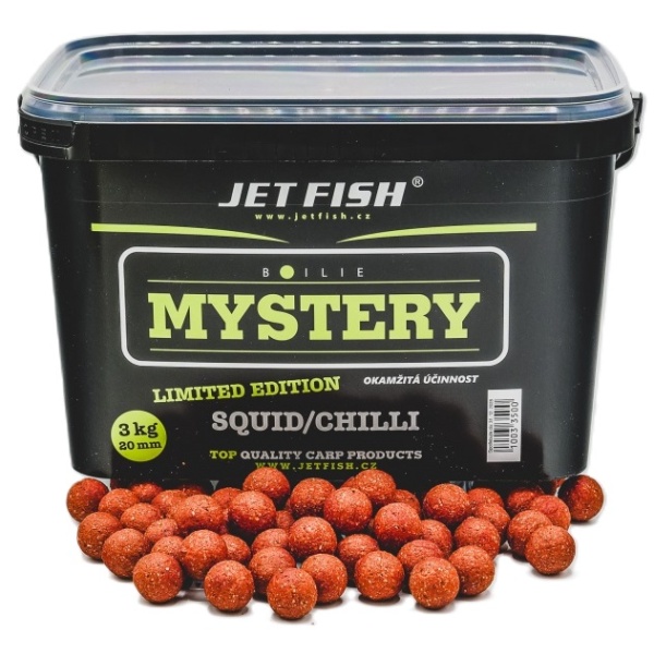 Jet fish boilie mystery squid/chilli 3 kg 20 mm