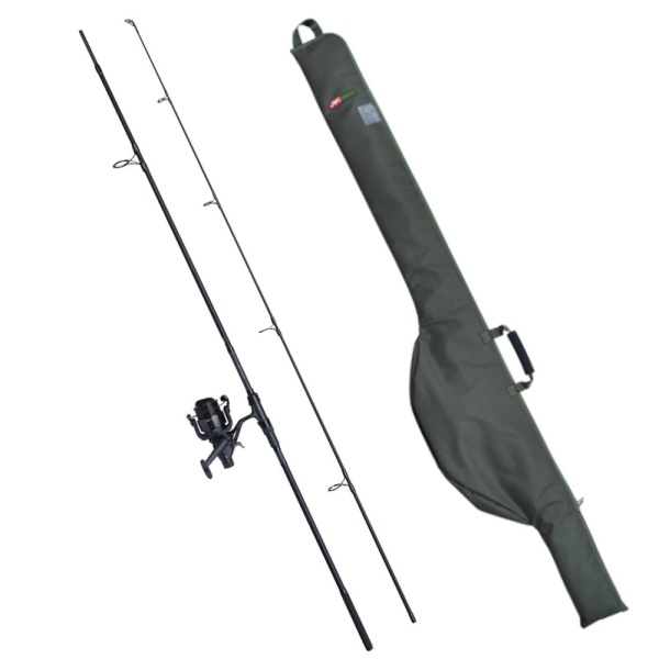 Jrc prut defender 10 ft 3 lb combo + naviják cr10000 fs + obal na prut