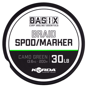 Korda splétaná šňůra basix spod/marker braid 200 m