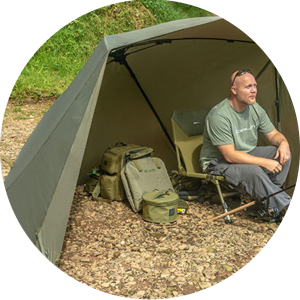 Korum brolly pentalite brolly shelter 50"