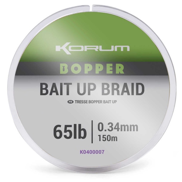 Korum splétaná šňůra bopper bait up braid 0