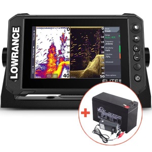 Lowrance echolot elite fs 7 bez sondy